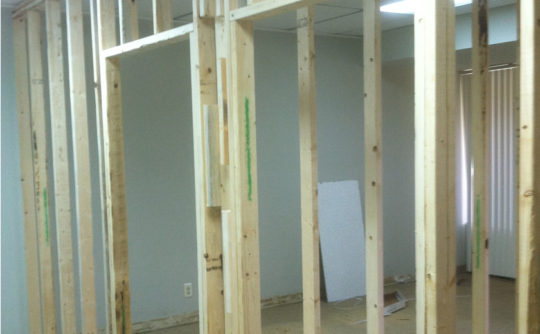 Vartanian Construction Inventco walls before